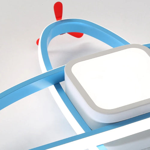 plafonnier hélicoptère pour chambre d'enfant moderne et chaleureuse - vue 7 sur 9