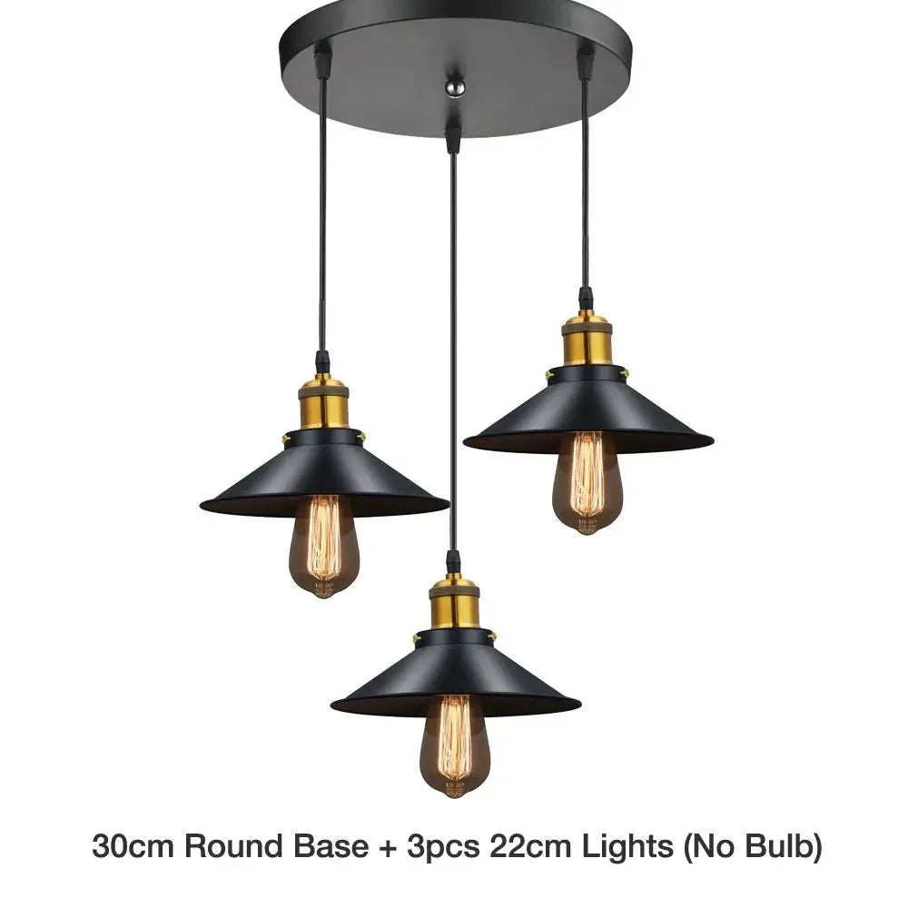 lustre moderne led en métal avec suspension vintage - vue 13 sur 13