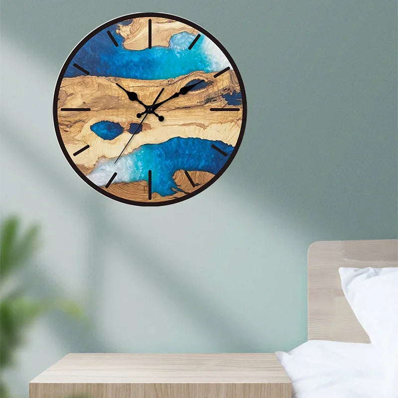 horloge murale acrylique silencieuse pour décoration intérieure moderne - vue 13 sur 14