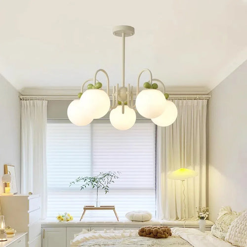 lustre en verre de style français idéal pour hôtel - vue 3 sur 11