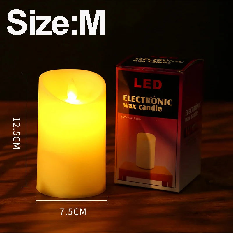 bougie à led décorative pour mariage et anniversaire - vue 16 sur 17