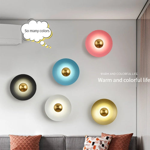 applique murale led ronde moderne pour décoration de luxe - vue 5 sur 11