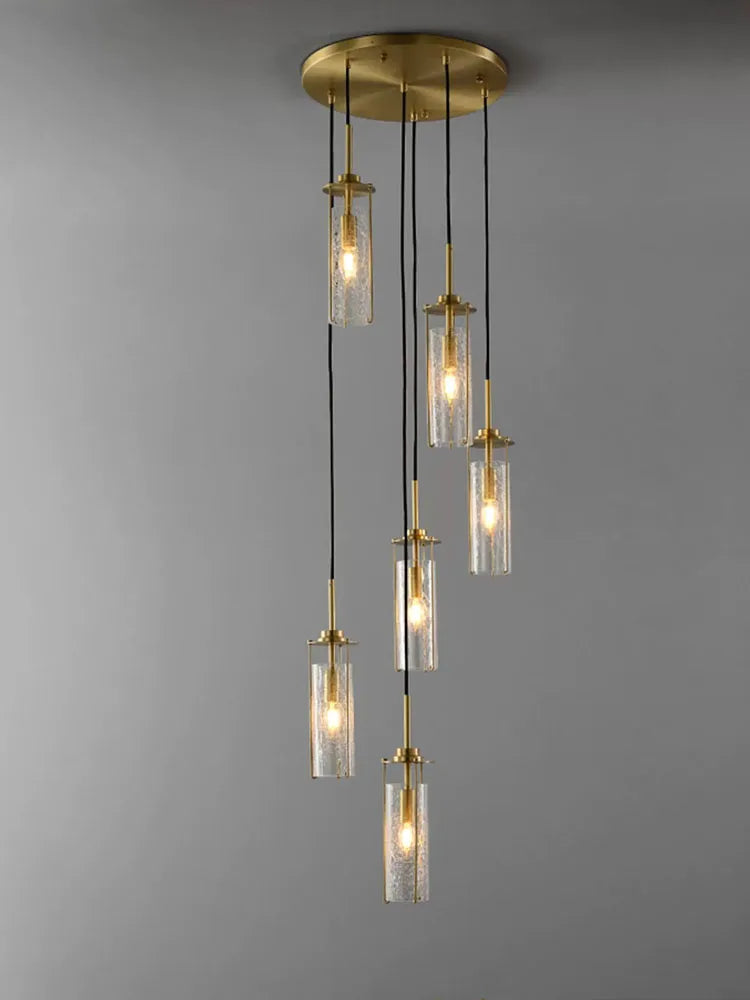 lustre en verre pour éclairage décoratif intérieur suspendu - vue 3 sur 15