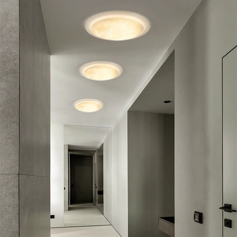 plafonnier en acrylique tricolor led design moderne élégant - vue 3 sur 9