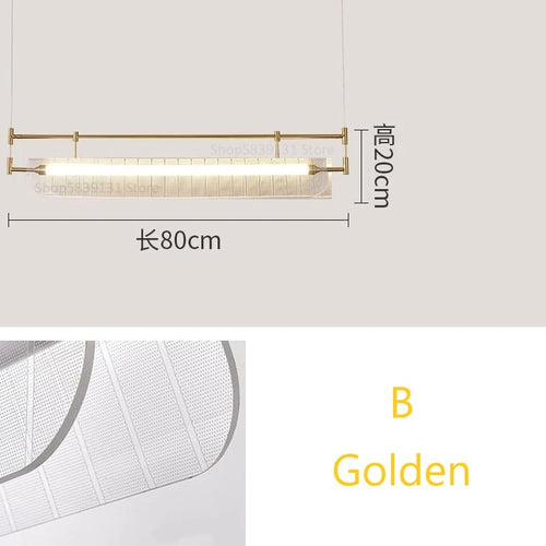 suspension minimalistes italiennes en acrylique led modernes - vue 14 sur 18