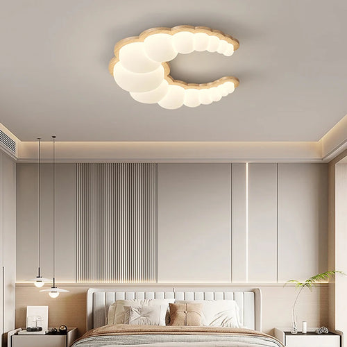 lustre led intelligent avec télécommande pour décoration moderne - vue 3 sur 10