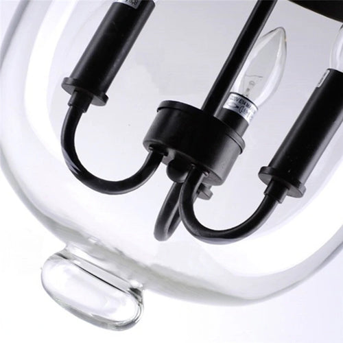 suspension en verre rétro style campagnard américain pour intérieur - vue 4 sur 10