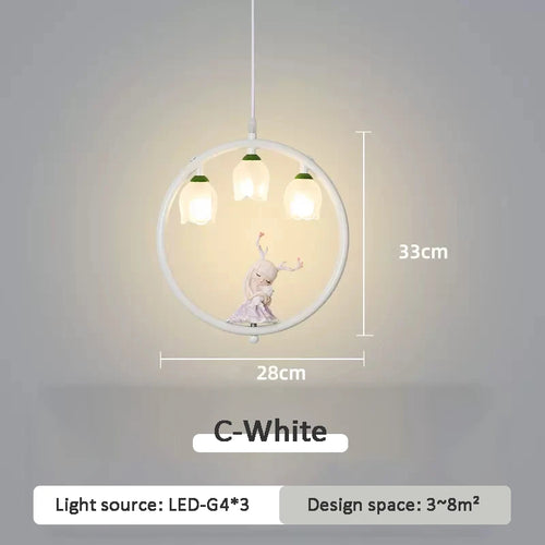 suspension mignonne pour chambre de petite fille moderne