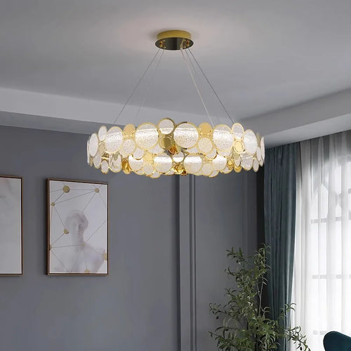 lustre moderne led de luxe pour éclairage intérieur - vue 3 sur 16