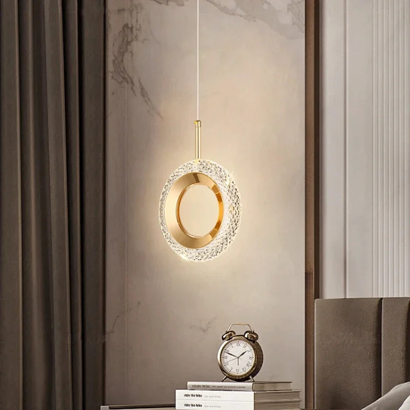 Modern Luxury Simple Ceiling Chandelier Retro Metal Bedhead Living Room Main Dining Room Bedroom Pendant Light Led Home Decor - vue 4 sur 13