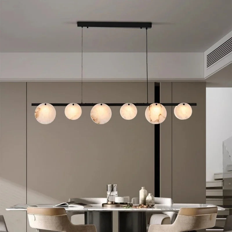 suspension moderne en pierre pour décoration intérieure élégante - vue 3 sur 7