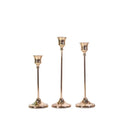 kit bougeoirs en laiton doré pour décorations festives et mariages