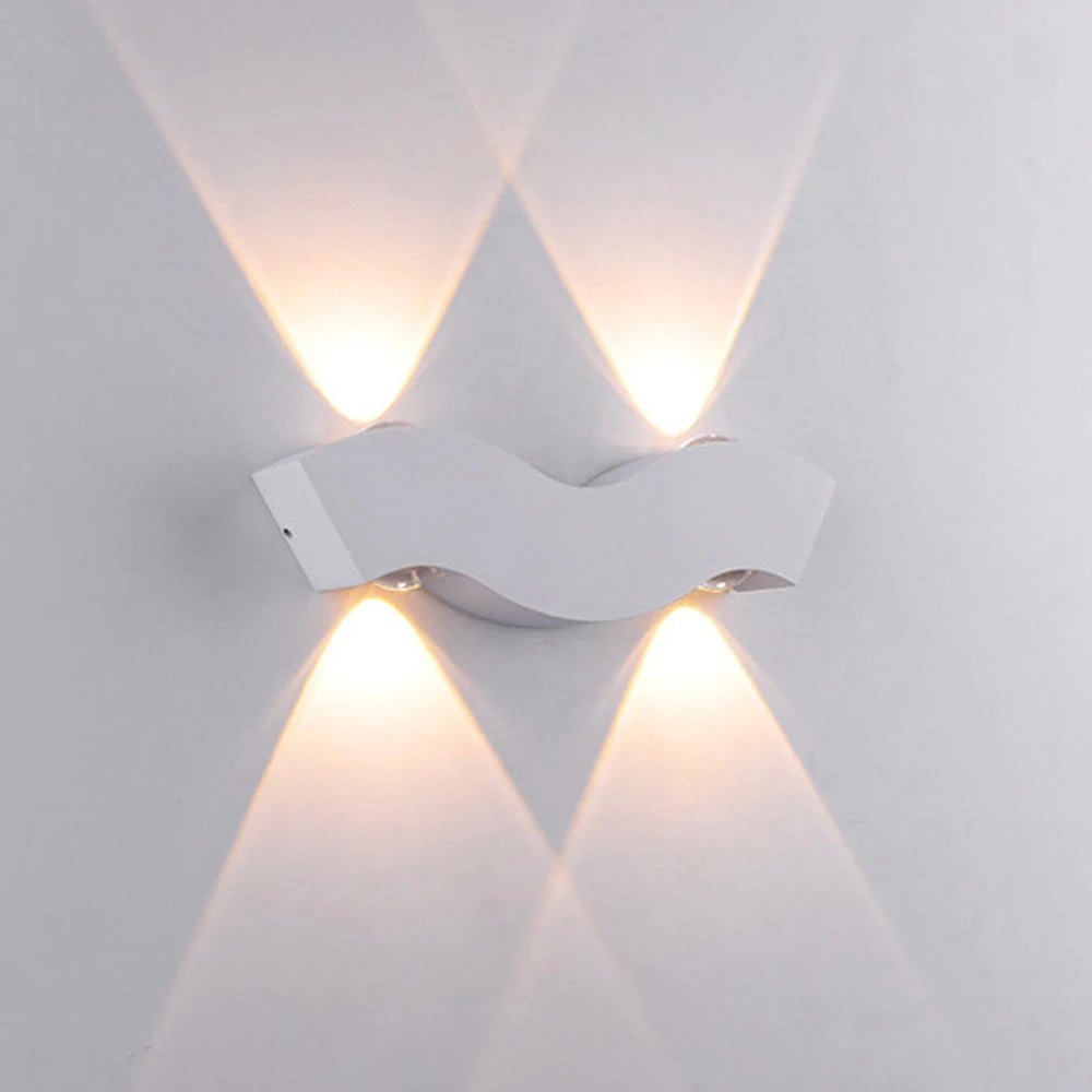 Applique murale LED nordique en aluminium - vue 6 sur 8