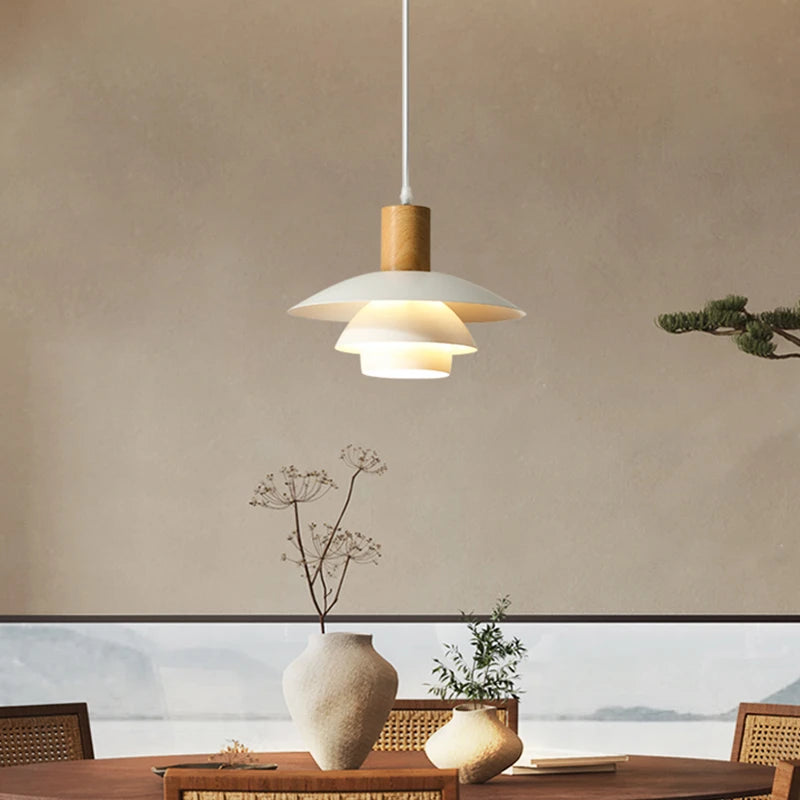 lustre nordique wabi-sabi design classique danois ph3/4 pour restaurant et bar - vue 4 sur 16