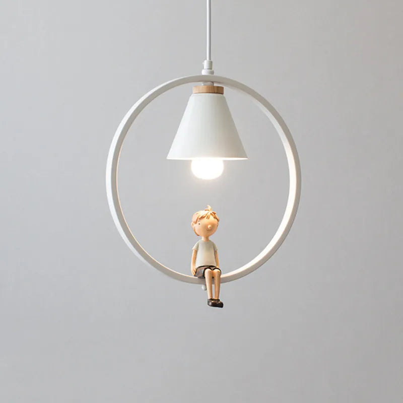lampe à oiseaux nordique moderne en fer pour décoration intérieure - vue 13 sur 16