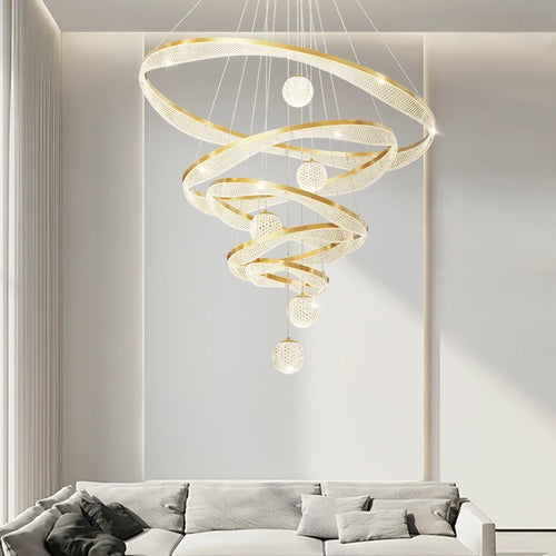 suspension moderne à led pour éclairage intérieur élégant - vue 3 sur 22