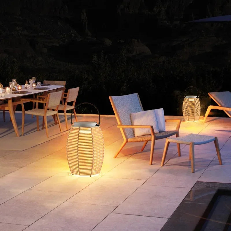 lampes extérieures solaires modernes pour jardins et cour - vue 5 sur 8