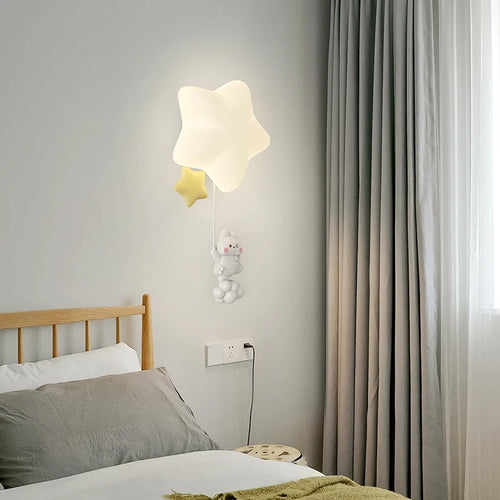 applique murale étoile animale romantique pour enfants - vue 5 sur 13