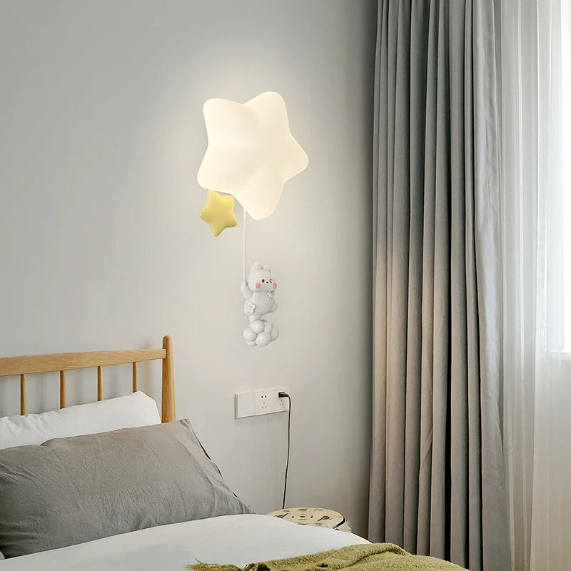 applique murale étoile animale romantique pour enfants - vue 4 sur 13
