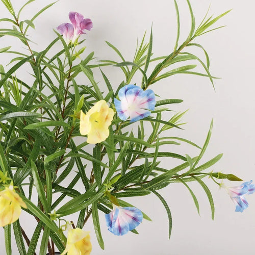 fleurs artificielles phlox en soie pour décoration de jardin - vue 7 sur 10