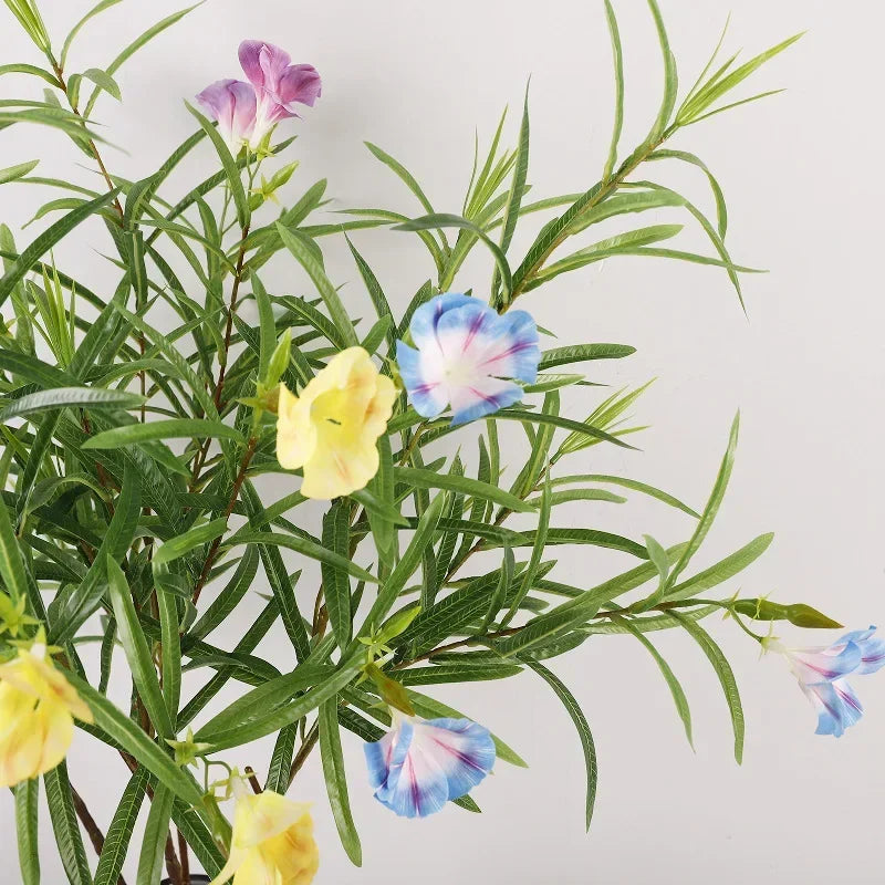 fleurs artificielles phlox en soie pour décoration de jardin - vue 6 sur 10