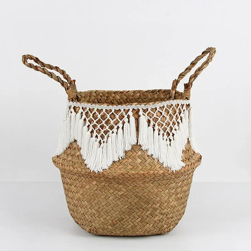 panier en osier tressé pour rangement et décoration polyvalente - vue 11 sur 18