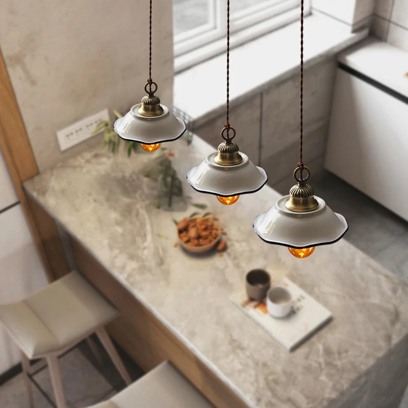 Suspension led en céramique moderne simple - vue 5 sur 29
