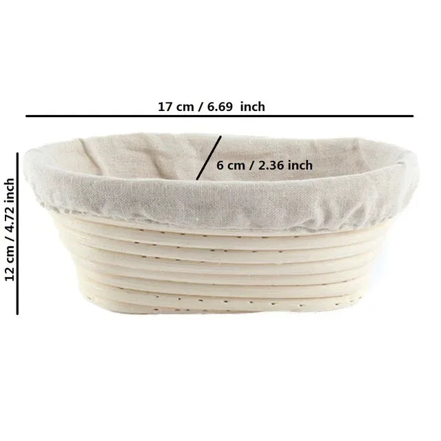 corbeille à pain en rotin panier pour cuisson et fermentation - vue 11 sur 18