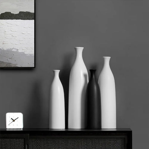 vase en céramique moderne pour décoration florale élégante - vue 7 sur 14