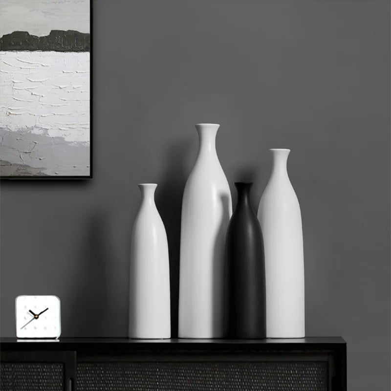 vase en céramique moderne pour décoration florale élégante - vue 6 sur 14