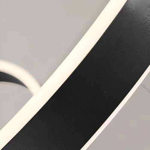 lustre à led moderne design pour décoration intérieure élégante - vue 9 sur 9