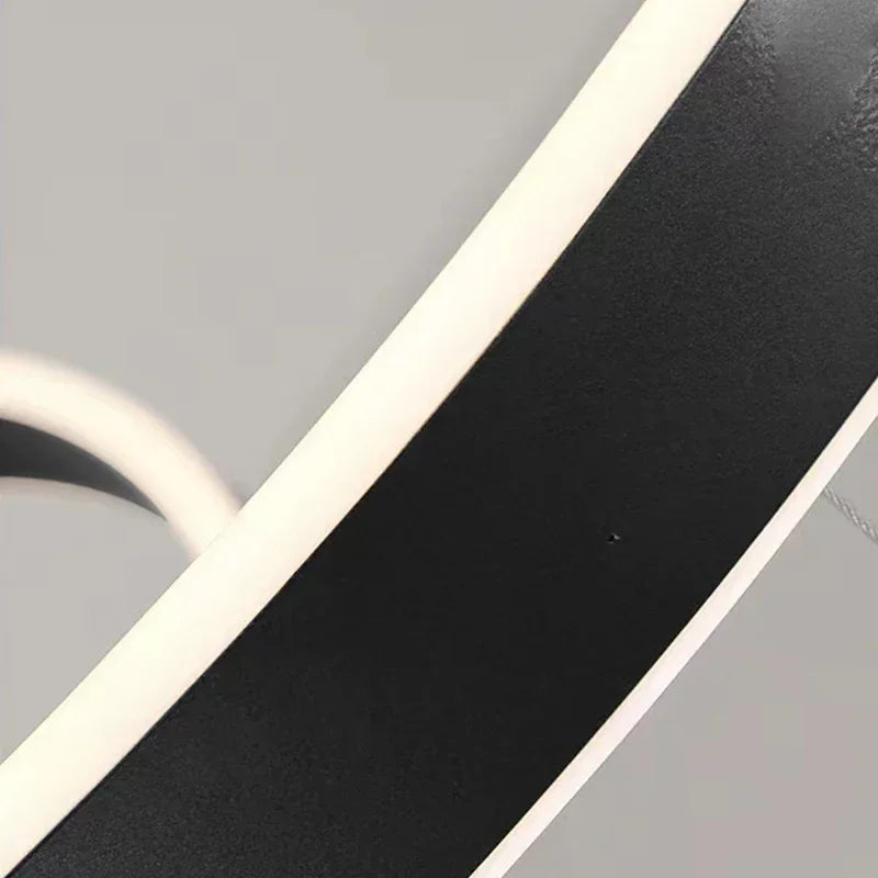 lustre à led moderne design pour décoration intérieure élégante - vue 9 sur 9