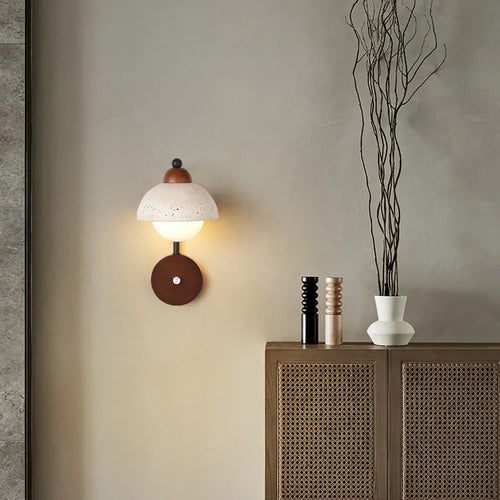 applique murale décorative en pierre naturelle pour un éclairage élégant - vue 5 sur 7