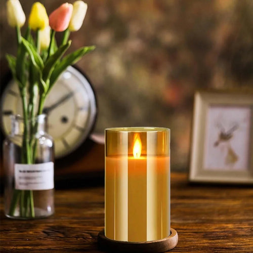 bougies LED décoratives avec télécommande et minuterie pour événements festifs - vue 10 sur 10