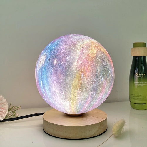 Creative 3D lune lampe de Table technologie mode atmosphère lampe chambre d'enfants étudiant lampe chambre étude lampe décorative - vue 4 sur 12