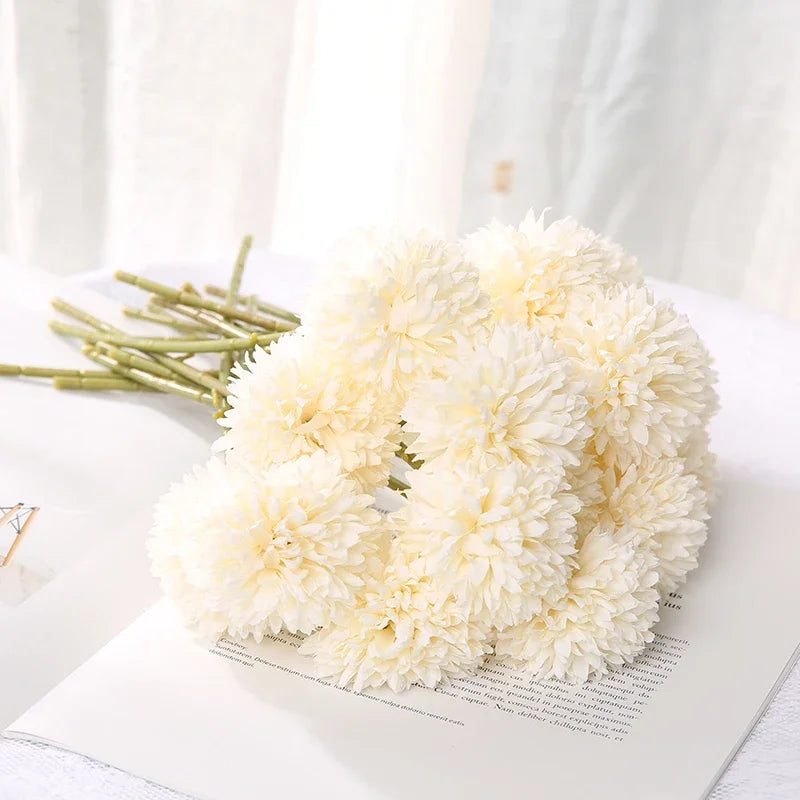 bouquet de fleurs artificielles pour décoration mariage et vases artisanaux - vue 7 sur 15