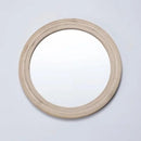 miroirs décoratifs en raphia pour une décoration murale élégante