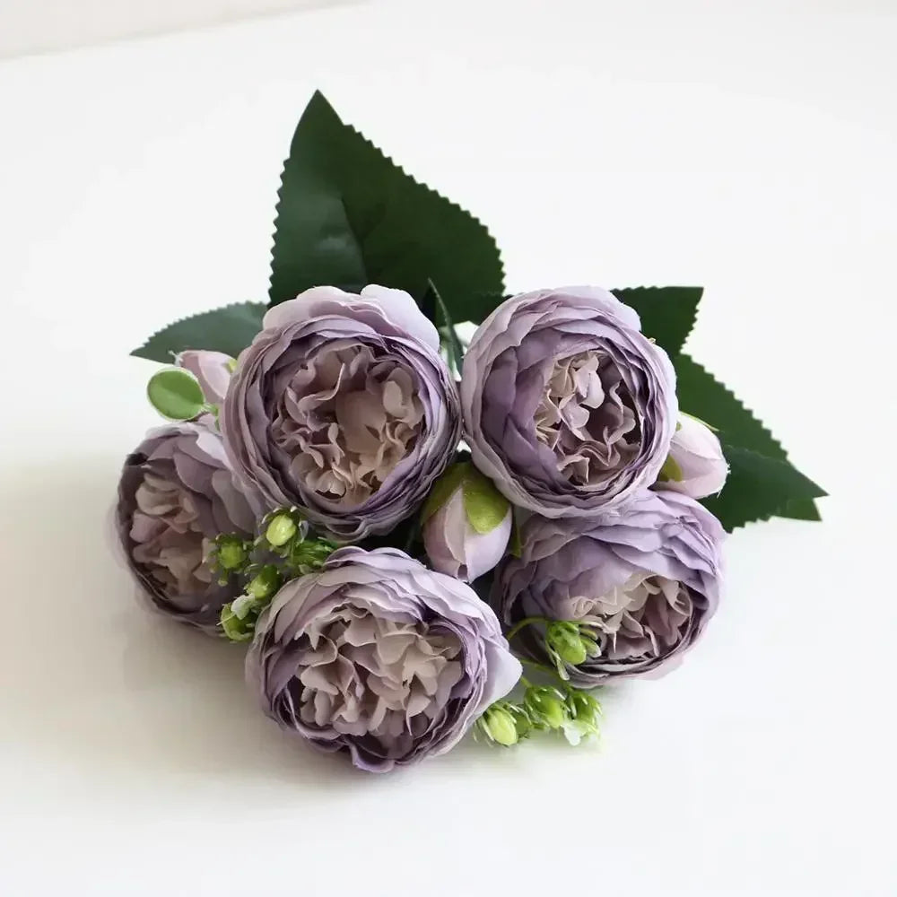 petit bouquet de fleurs artificielles pour décorations printanières et festives - vue 16 sur 34