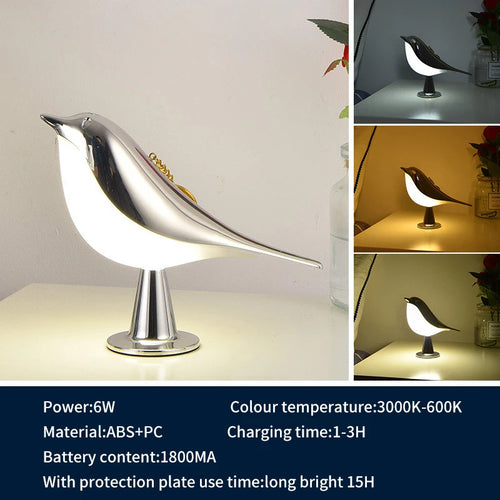 lampe chevet led bois interrupteur tactile moderne simple décoratif intérieur - vue 10 sur 11