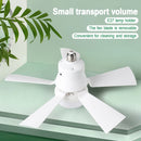 LED 30W ceiling fan light E27 with remote control for dimming, suitable for living room  study, household use Fan lamp 85-265V