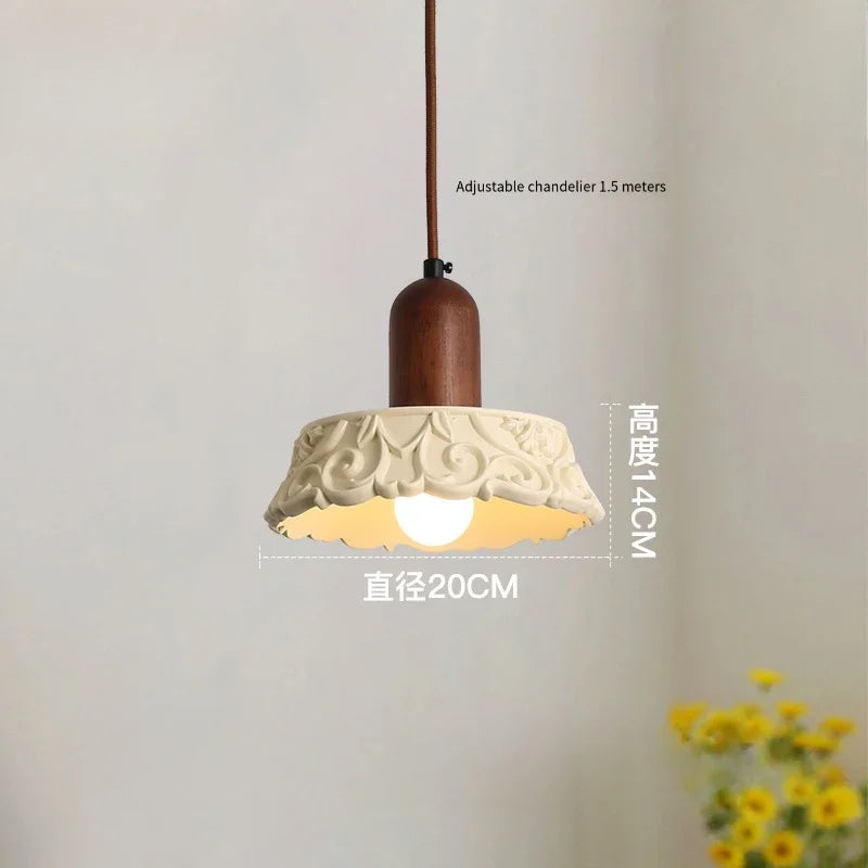 lustre créatif antique en résine pour décoration rétro - vue 12 sur 14
