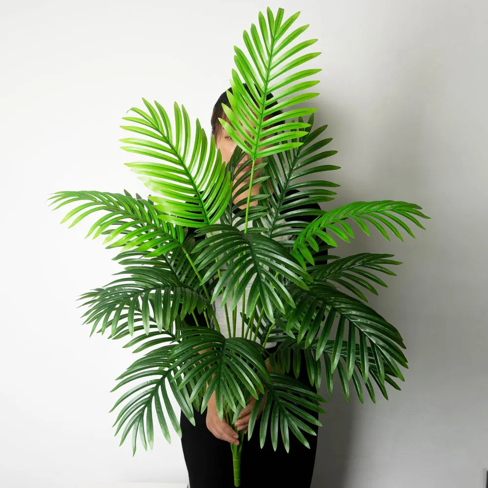 grand palmier artificiel tropical pour décoration intérieure et extérieure - vue 2 sur 9