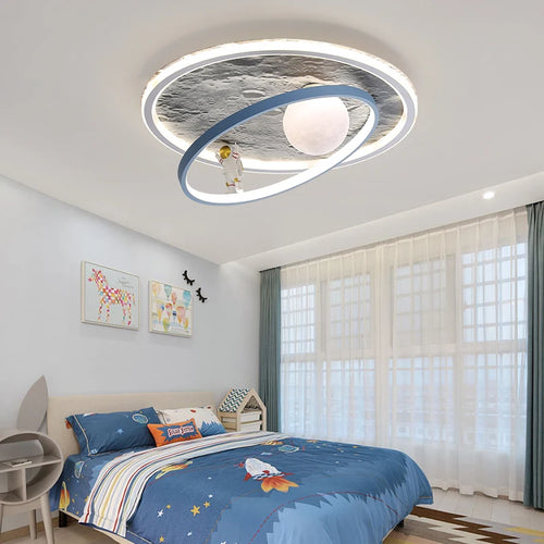 plafonnier led rond pour éclairage intérieur moderne - vue 4 sur 12