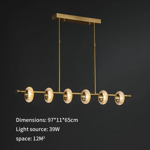 lustre moderne en cristal design pour décoration intérieure - vue 11 sur 10
