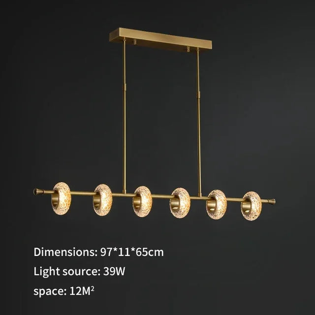 lustre moderne en cristal design pour décoration intérieure - vue 10 sur 10