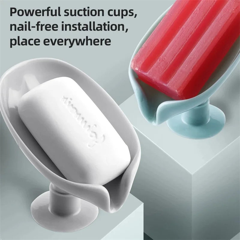 distributeur de savon en forme de feuille pour cuisine et salle de bain - vue 4 sur 8