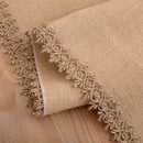 Chemin de table style champetre dentelle rustique mariage