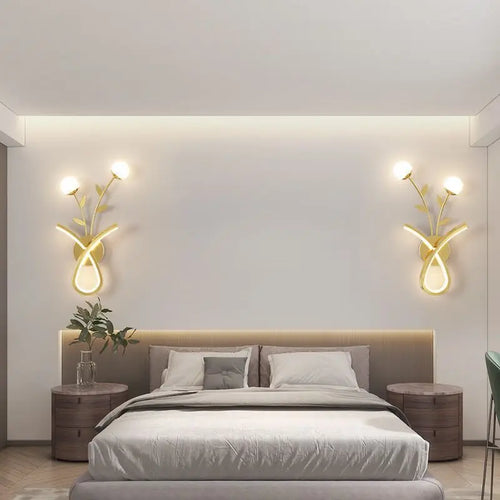 applique murale led style nordique lumière créative design moderne - vue 6 sur 12