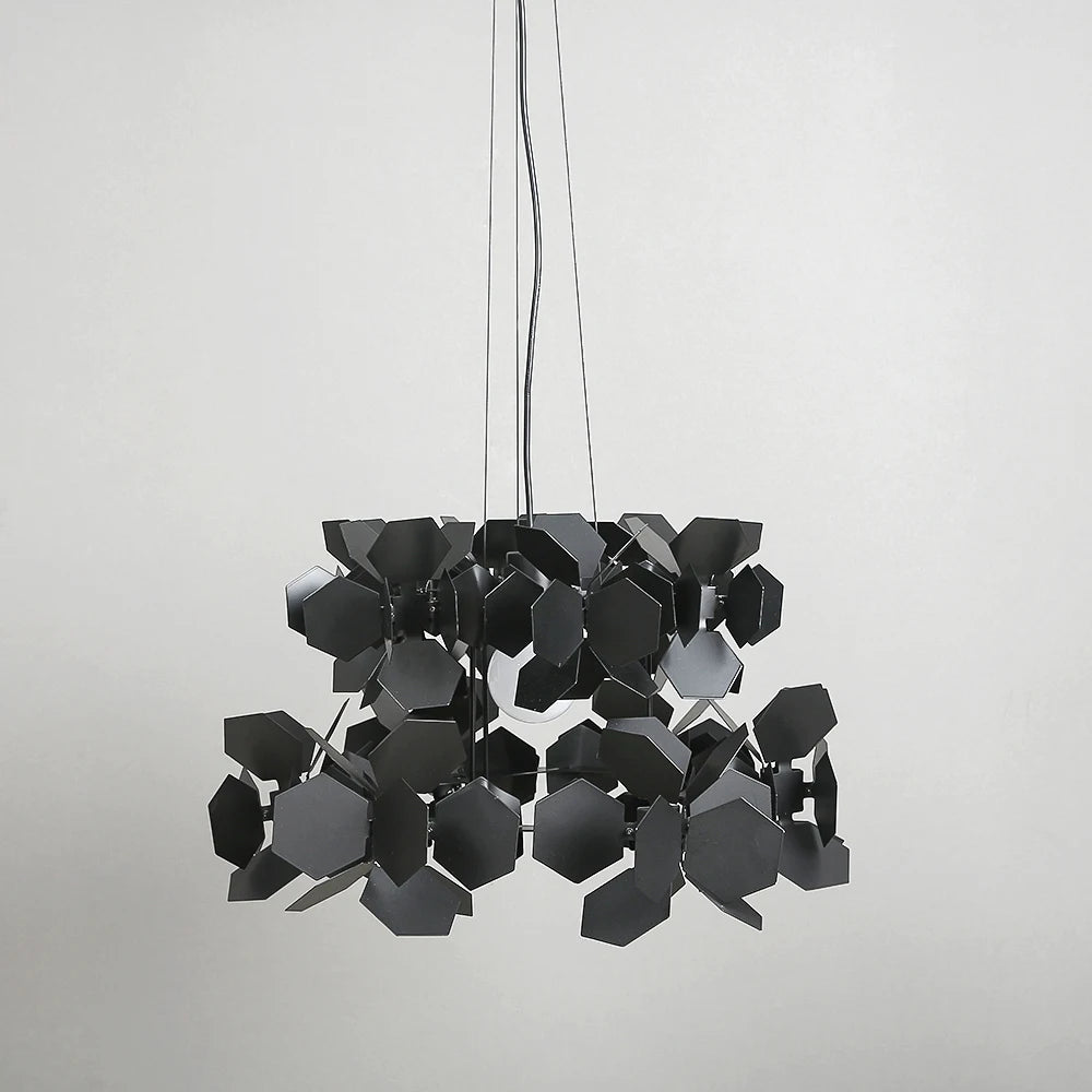 lustre à led moderne en fer pour décoration intérieure - vue 8 sur 8