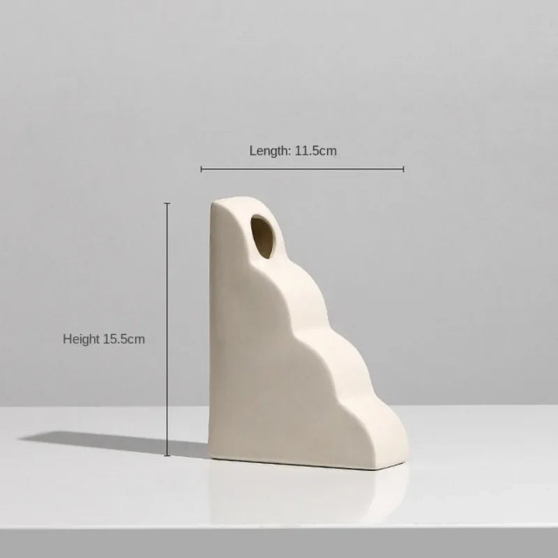 vase en céramique moderne pour fleurs séchées décoration intérieure - vue 11 sur 16